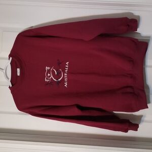 Australia Down Under Crewneck Sweatshirt NWOT